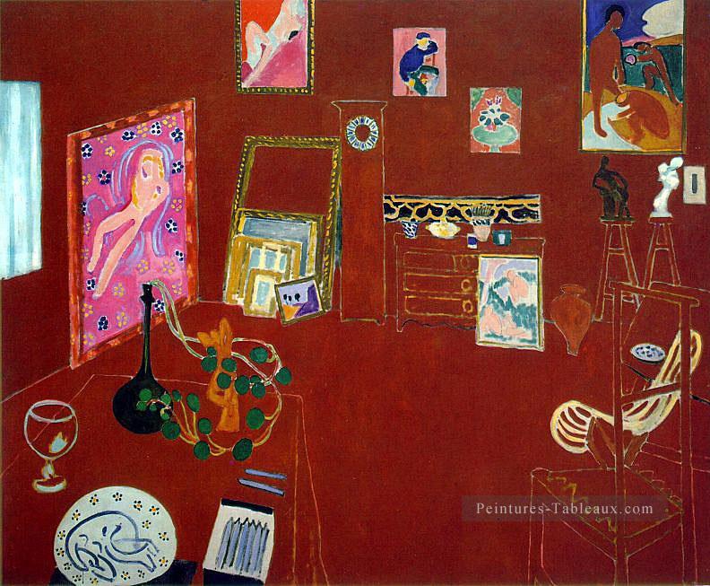 Le fauvisme abstrait du Red Studio Henri Matisse Peintures à l'huile